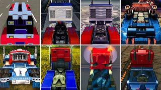 Evolution of Optimus Prime Truck in Transformers Games (2003 - 2024)