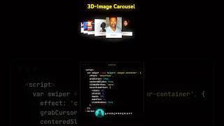 Create a 3D Image Carousel with HTML, CSS#html #coding #viralshorts #shorts #trending #javascript