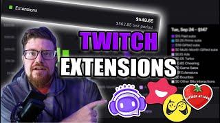 TWITCH EXTENSIONS: How Do You Make MONEY?