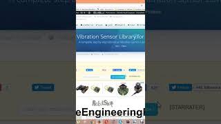Vibration Sensor Library for Proteus