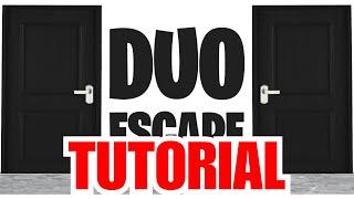 Official Tutorial: DUO ESCAPE ROOM (WHITE) - FORTNITE Epic Play Studio