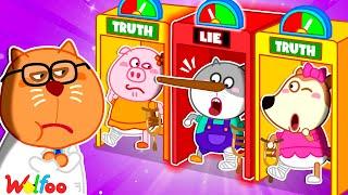 Are You a Liar  Lie Detector Tests With Wolfoo - Rules of Conduct For Kids + More | Wolfoo Channel