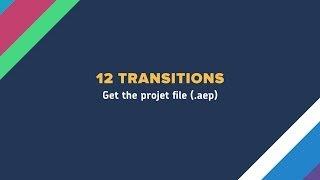 Motion Graphics resource : 12 Flat Design Transitions