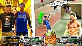 POWER DF & CHOC DF VS TWITCH STREAMER ADIN! BEST OUT OF 5 SERIES NBA 2K20! BEST BUILDS DOMINATE PARK