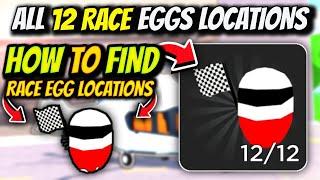 How To Find All 12 RACE EGGS Locations In Car Dealership Tycoon Egg Hunt 2024 Update