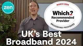 Zen is UK’s best broadband provider 2024 – only provider recommended by consumer organisation Which?