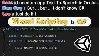 How I create Text To Speech free in Visual Scripting | Unity Tutorial