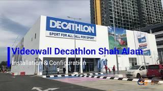 Videowall Decathlon Shah Alam  - Installation