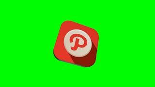 #7 Pinterest Icon Green Screen | Motion Animation Graphics