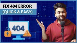 How to QUICKLY fix "404 PAGE NOT FOUND" Error