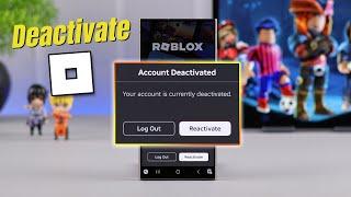 How To Deactivate Roblox Account Temporarily! [iPhone/ Android]