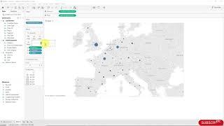 17 Tableau  : Creating a Map, Working with Hierarchies