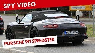 Porsche 911 Speedster 2019 | Spy video (July 2018)