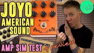 Joyo American Sound Amp Sim Pedal Demo and Review