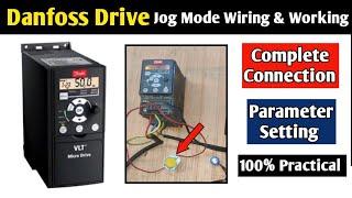 Danfoss Vfd Jog Command Setting! How to Drive Drive in Jog Command! Danfoss Drive Wiring