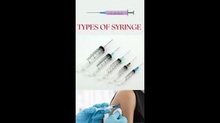 Types of SYRINGE 1ml, 2ml, 3ml, 5ml, and 10ml #clinical #injection #viral #shorts #viralshorts