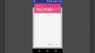 Android date picker dialog