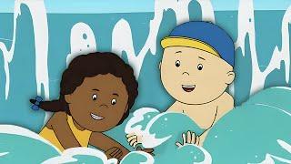 Splashing in the Sea | Caillou's New Adventures