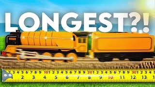 WHO IS THE LONGEST TRACKMASTER TRAIN?! 