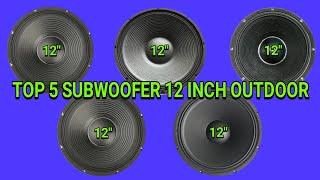 Top 5 speaker subwoofer 12 inch buat miniatur outdoor