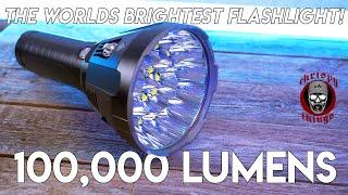 The WORLDS BRIGHTEST flashlight | Imalent MS18 100,000 lumen flashlight! Holy Cow!