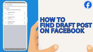 How to Find Draft Post On Facebook (2024) | LEGIT METHOD