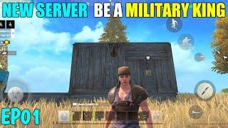 [ DAY01 ] NEW RANK SEVER NOW MILITARY KING  | EP01 | LAST DAY RULES SURVIVAL HINDI GAMEPLAY