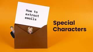 RegEx Beginner Tutorial - How to Match Special Characters (Email Example)