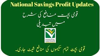 National Saving All Scheme Profit Rates Sept 2024 • Profit Sheet Issued by NSC