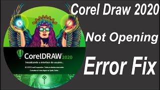 How to fix Corel Draw 2020 not opening Error || Error Fix