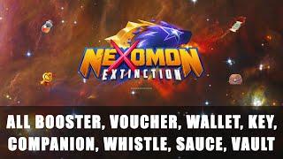 Nexomon: Extinction | All Booster, Voucher, Wallet, Companion, Whistle, Sauce, Vault, Key Locations