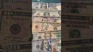 100$ 20$ 10$ 5$ 1$ Dollars US Currency Notes | Foreign Currency Collection #notes #bill #currency