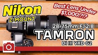 TAMRON 28-75mm is PERFECT for Z-MOUNT!! SAMPLE PHOTOS & First Look!!