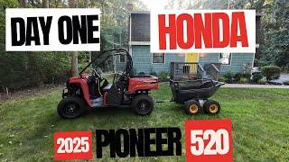 Day 1 with the  Honda Pioneer 520