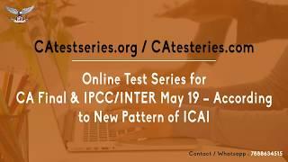 CA Final & IPCC/Inter Online Test Series - Trusted Online Test Series