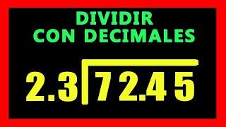  Division de Dos Numeros DECIMALES