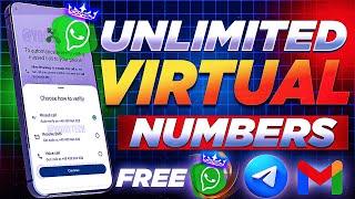 Create UNLIMITED Telegram, WhatsApp Accounts Free On USA Numbers | Voip Number | OTP Verification