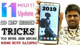 Redmi Note 5 Pro Miui 11 New Update Full Hidden Tip's Tricks| MI global 11.0.3 Full Tips Tamil 2019