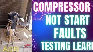 ac compressor tripping problem solution how  faults tracking learn very useful information