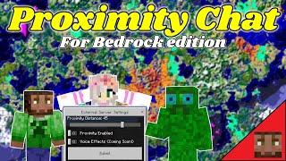 Proximity chat on Bedrock!? [Showcase Video] [MCPE/Xbox/PS/Switch/PC]