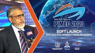 Mr.Tanveer Abdullah  - COO, Badar Expo Solutions, at the soft launch ceremony of PIMEC 2023.