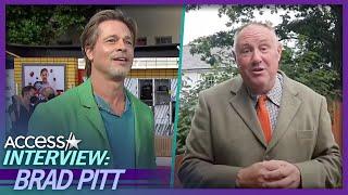 Brad Pitt Reacts To Message From 'Great Pottery Throw Down's' Keith Brymer Jones