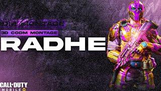 3D Beat Sync Montage | Best CODM Montage I ever edit | Radhe Song | Beat Sync Montage | #vihaanedits
