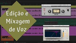 EDIÇÃO E MIXAGEM DE VOZ NO REAPER