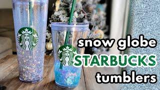 How To Make A Snow Globe Starbucks Cup (2 Ways!)