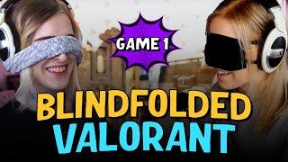 What Happens If VALORANT Pros Play BLINDFOLDED?! ft. katsumi, alexis, meL, Annie