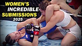 Women's MMA Incredible Submissions 2025