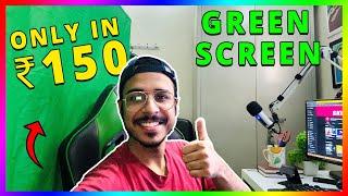 Green Screen for Live streaming Just for ₹150 Only  Cheap and easy DIY method | Skullcrusher Gaming