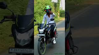 shine sp 125 and stunt with Le gayi song  #shorts  #subscribe  #modified