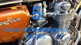 5 Classic 70s Middleweight motorcycles